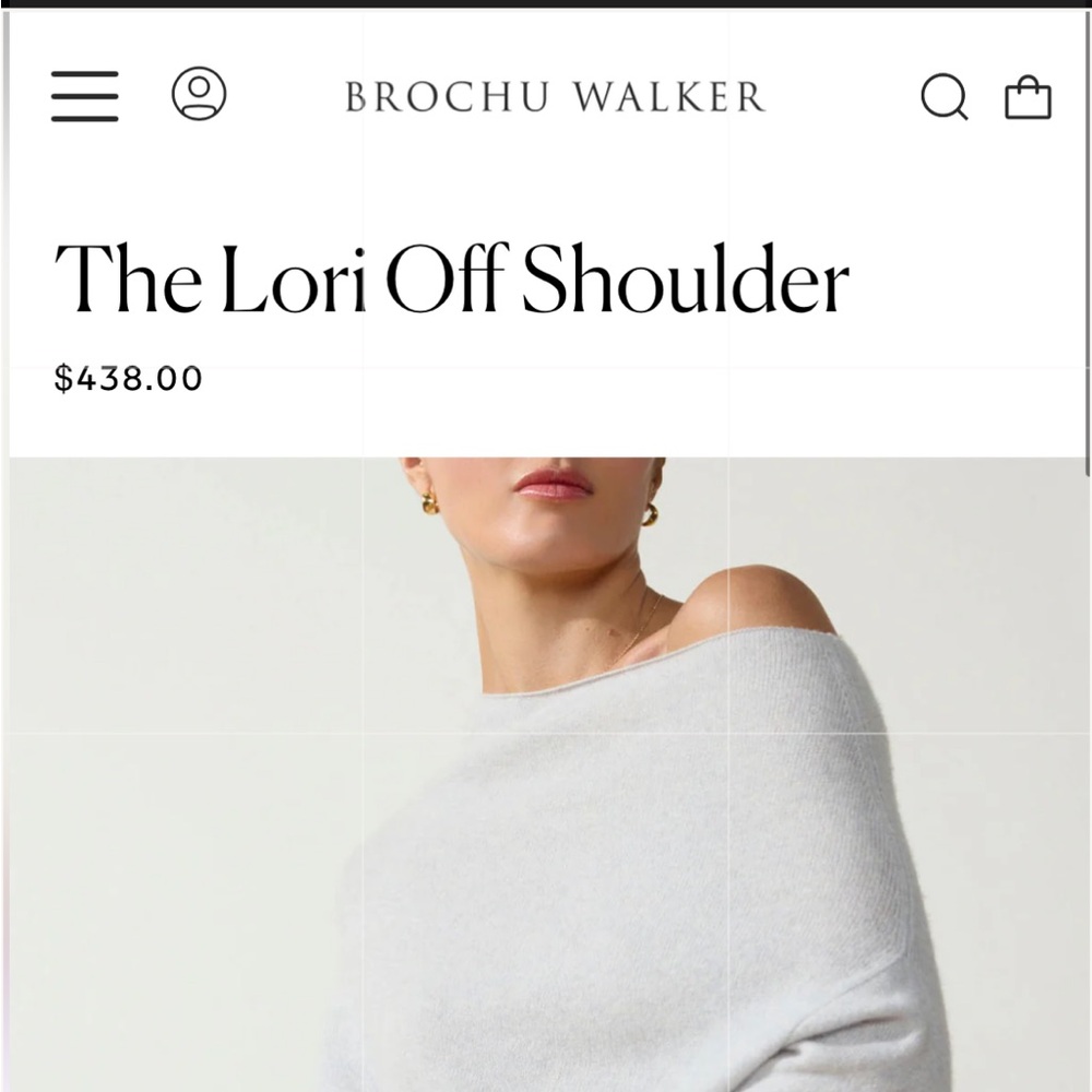 Brochu Walker Lori Sweater CASHMERE New w/o Tags !